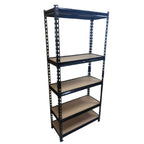 New Collection - 5 Tier Boltless Shelving ( Metal) - Black