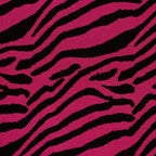 Wild Flower Viscose Zebra Jumper (Size 8 to 16) - Pink & Black