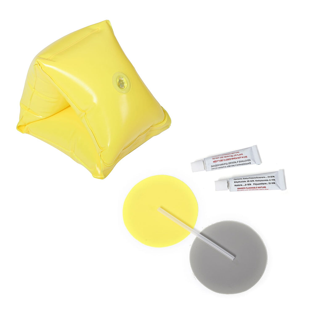 WILDERNESS Inflatable Kayak (2 person Kayak - 2 Alumunium Oars- Repair Patch - Foot Rest Cushion- Air Pump) (Size-315x66x45 Cm) - Yellow and Black