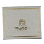 William Hunt - Genuine Leather Pebble Textured Double Fold Mens Wallet - Brown