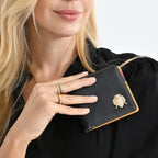 WILLIAM HUNT Genuine Leather RFID Wallet - Black