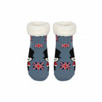 Winter Essential Deal- Cosy Sherpa Socks- Blue