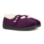 Winter Fashion Closeout- Jo & Joe Ladies Slipper (Size 4) - Heather