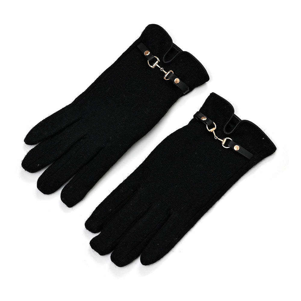 Winter Must-Have - Cashmere Touch Screen Gloves - Black