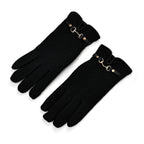 Winter Must-Have - Cashmere Touch Screen Gloves - Black