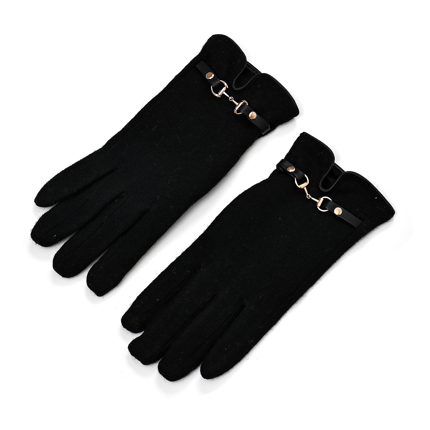 Winter Must-Have - Cashmere Touch Screen Gloves - Black