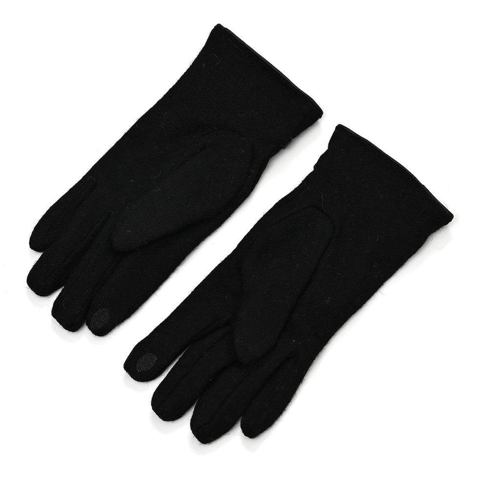 Winter Must-Have - Cashmere Touch Screen Gloves - Black