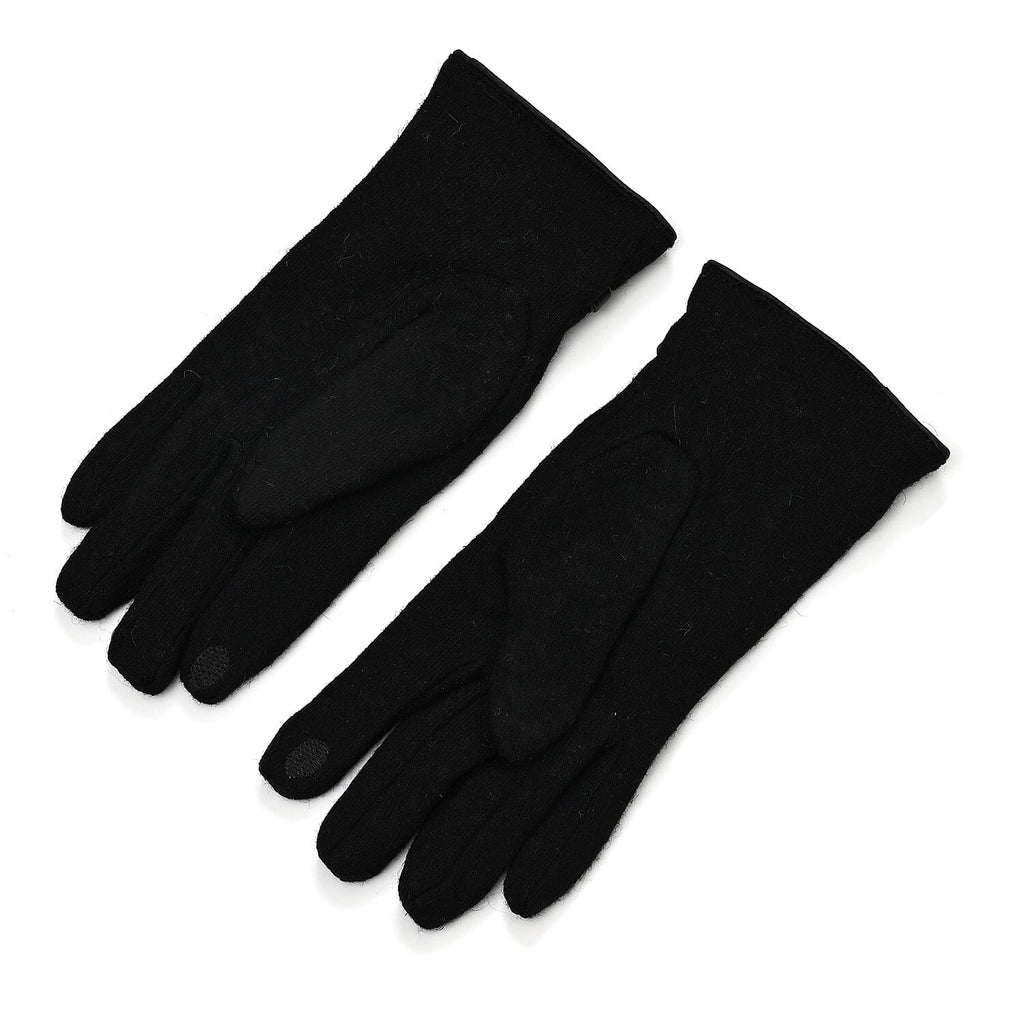 Winter Must-Have - Cashmere Touch Screen Gloves - Black