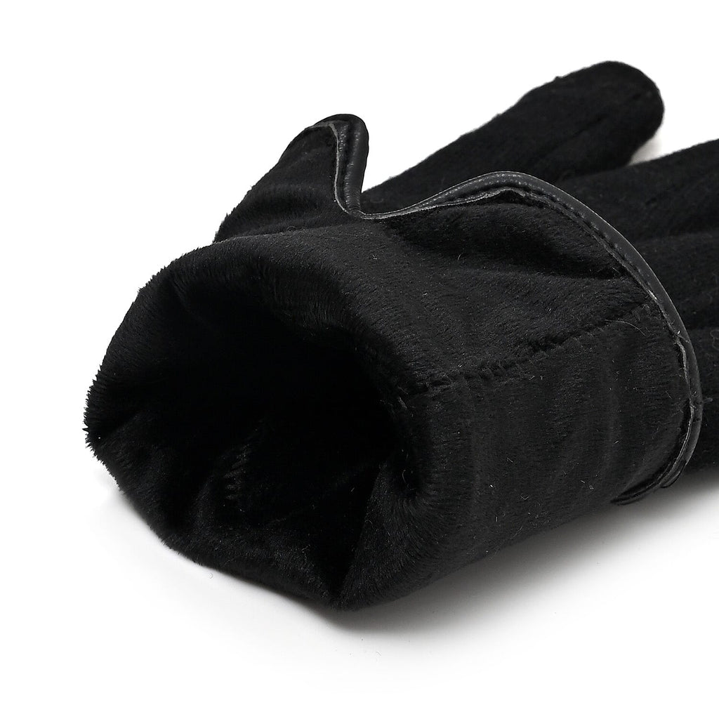 Winter Must-Have - Cashmere Touch Screen Gloves - Black