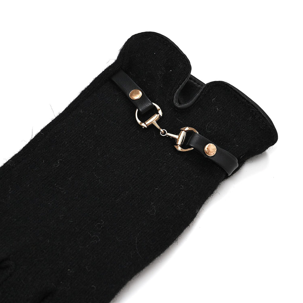 Winter Must-Have - Cashmere Touch Screen Gloves - Black