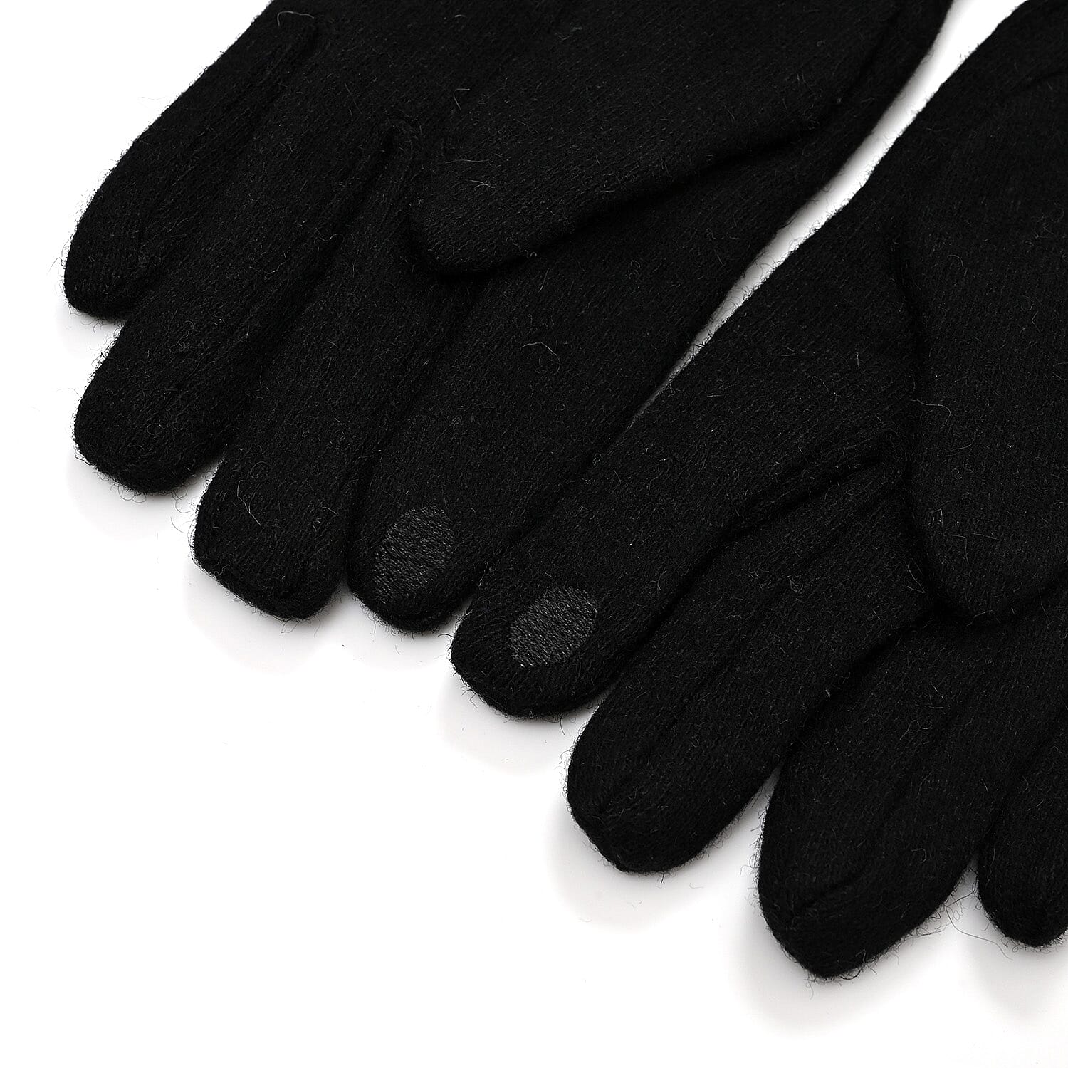Winter Must-Have - Cashmere Touch Screen Gloves - Black