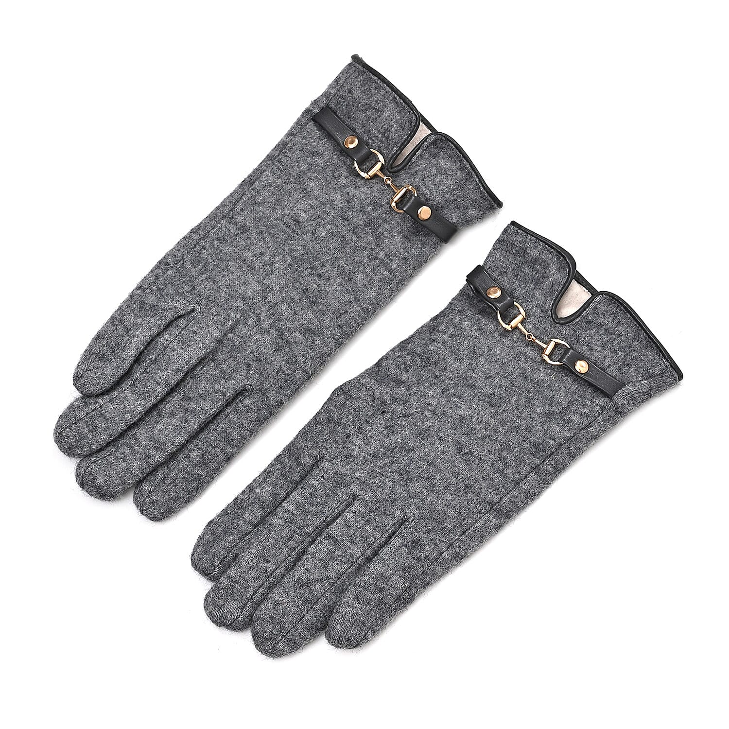 Winter Must-Have - Cashmere Touch Screen Gloves - Grey