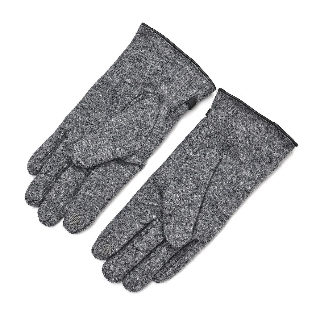 Winter Must-Have - Cashmere Touch Screen Gloves - Grey