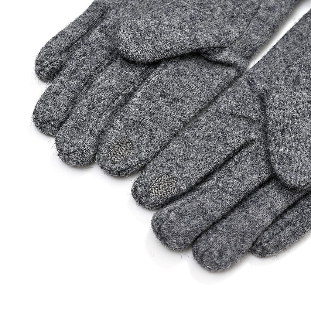 Winter Must-Have - Cashmere Touch Screen Gloves - Grey