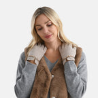 Winter Must-Have - Cashmere Touch Screen Gloves - Khaki