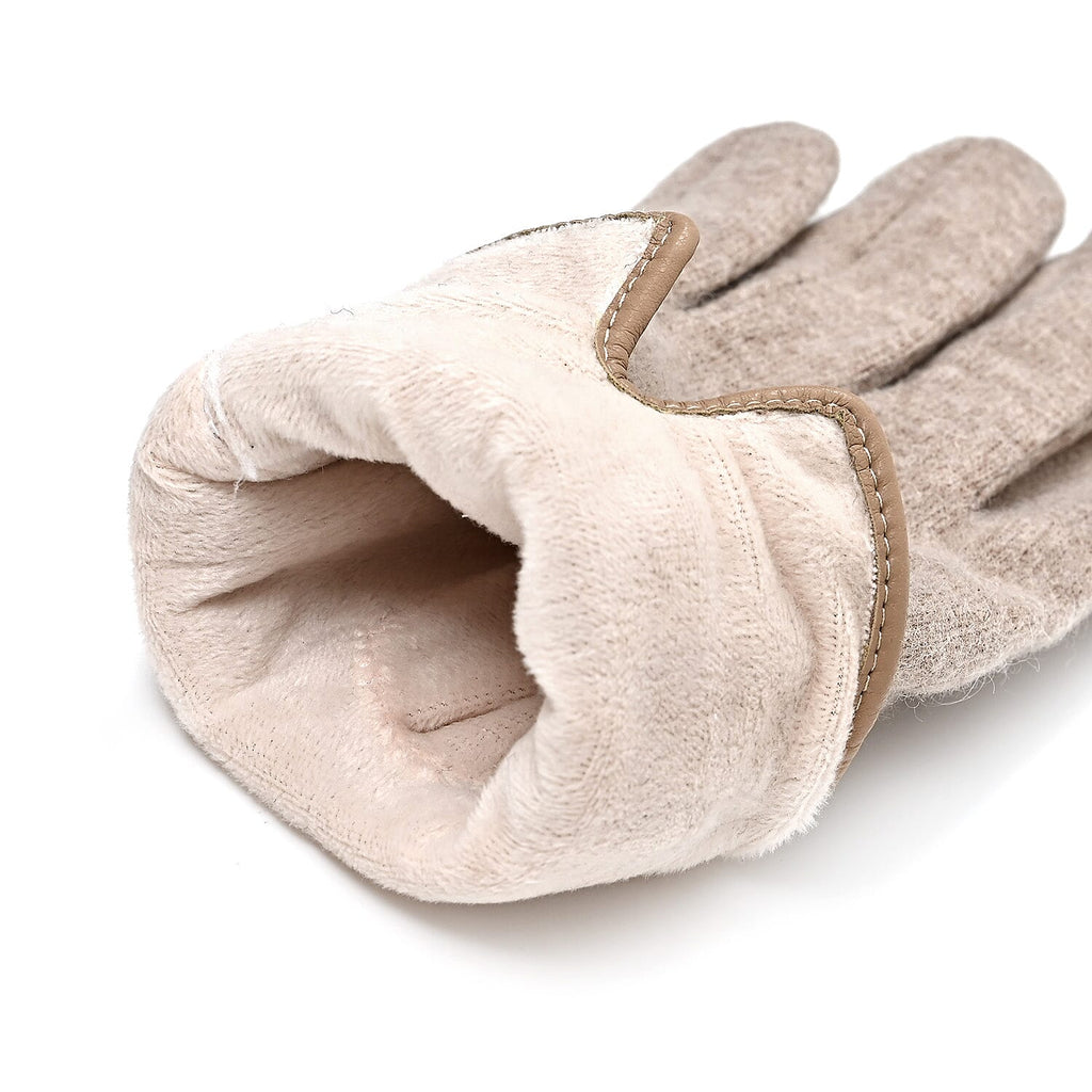 Winter Must-Have - Cashmere Touch Screen Gloves - Khaki