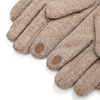 Winter Must-Have - Cashmere Touch Screen Gloves - Khaki