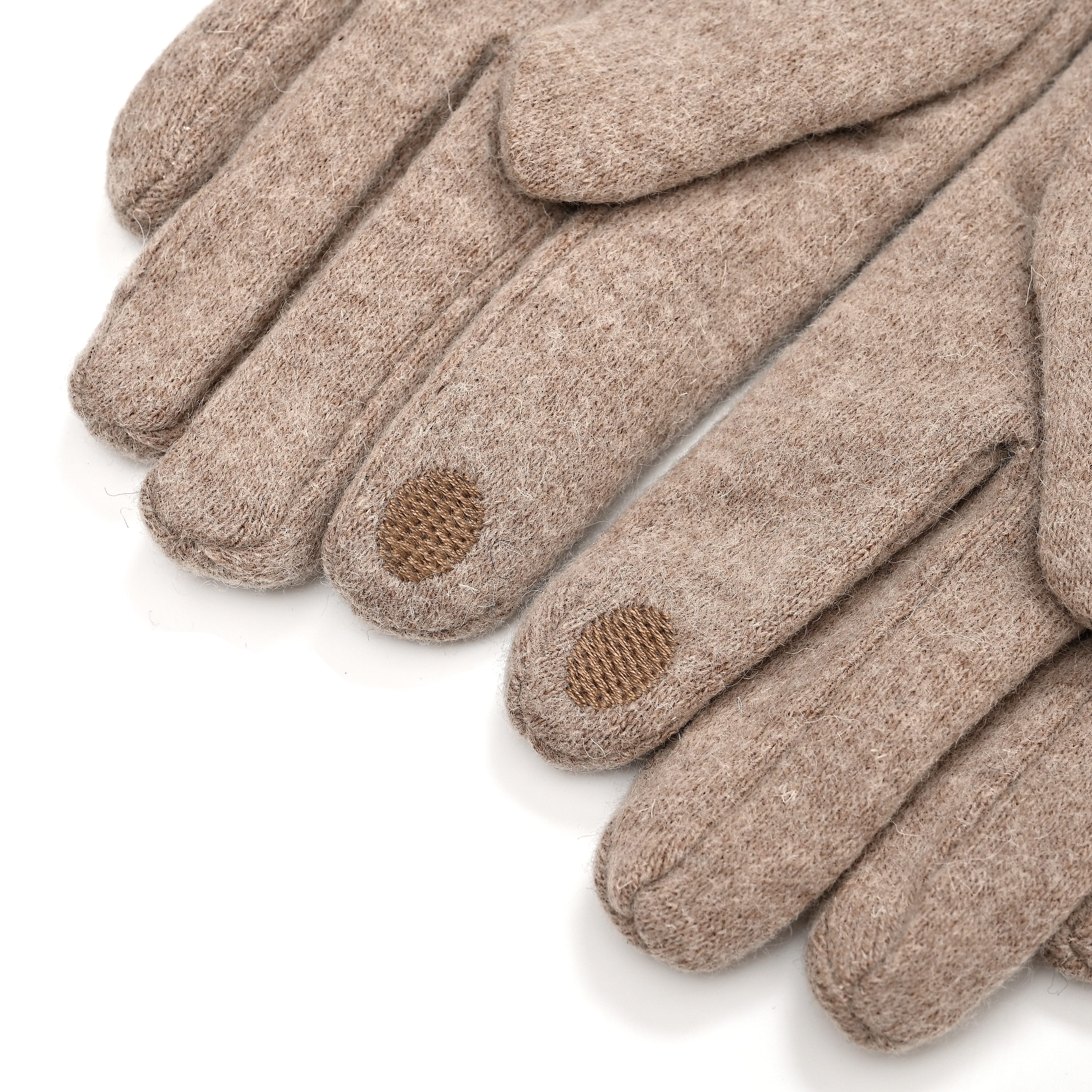 Winter Must-Have - Cashmere Touch Screen Gloves - Khaki