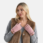 Winter Must-Have - Cashmere Touch Screen Gloves - Pink