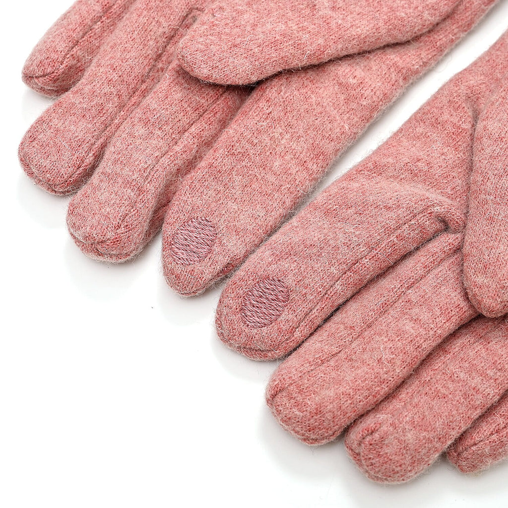 Winter Must-Have - Cashmere Touch Screen Gloves - Pink