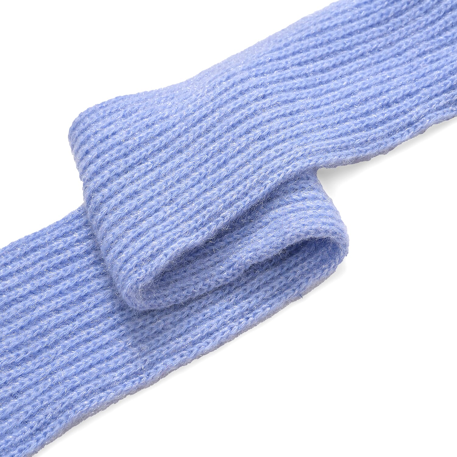 Winters Must Buy - Solid Beanie Cozy Cap and Scarf Set - Blue