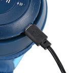 Bluetooth Wireless Cat Ears Headphone with Light - Navy -  3hr Charge