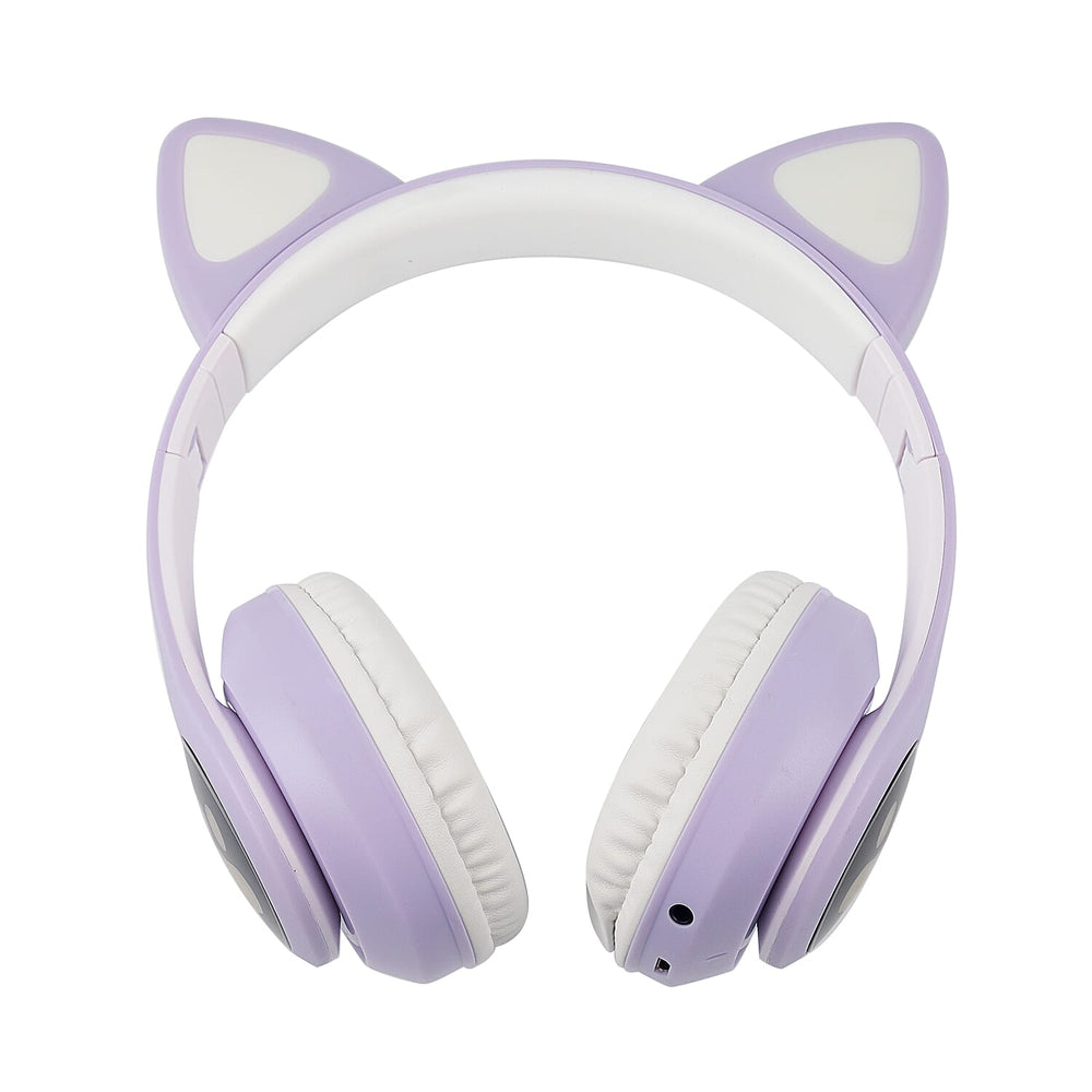 Wireless Headphone with LED Lights - Purple