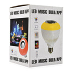Wireless Light Bulb Speaker, Bluetooth Light Bulbs with Speaker, RGB Smart Music Bulb with Remote Control