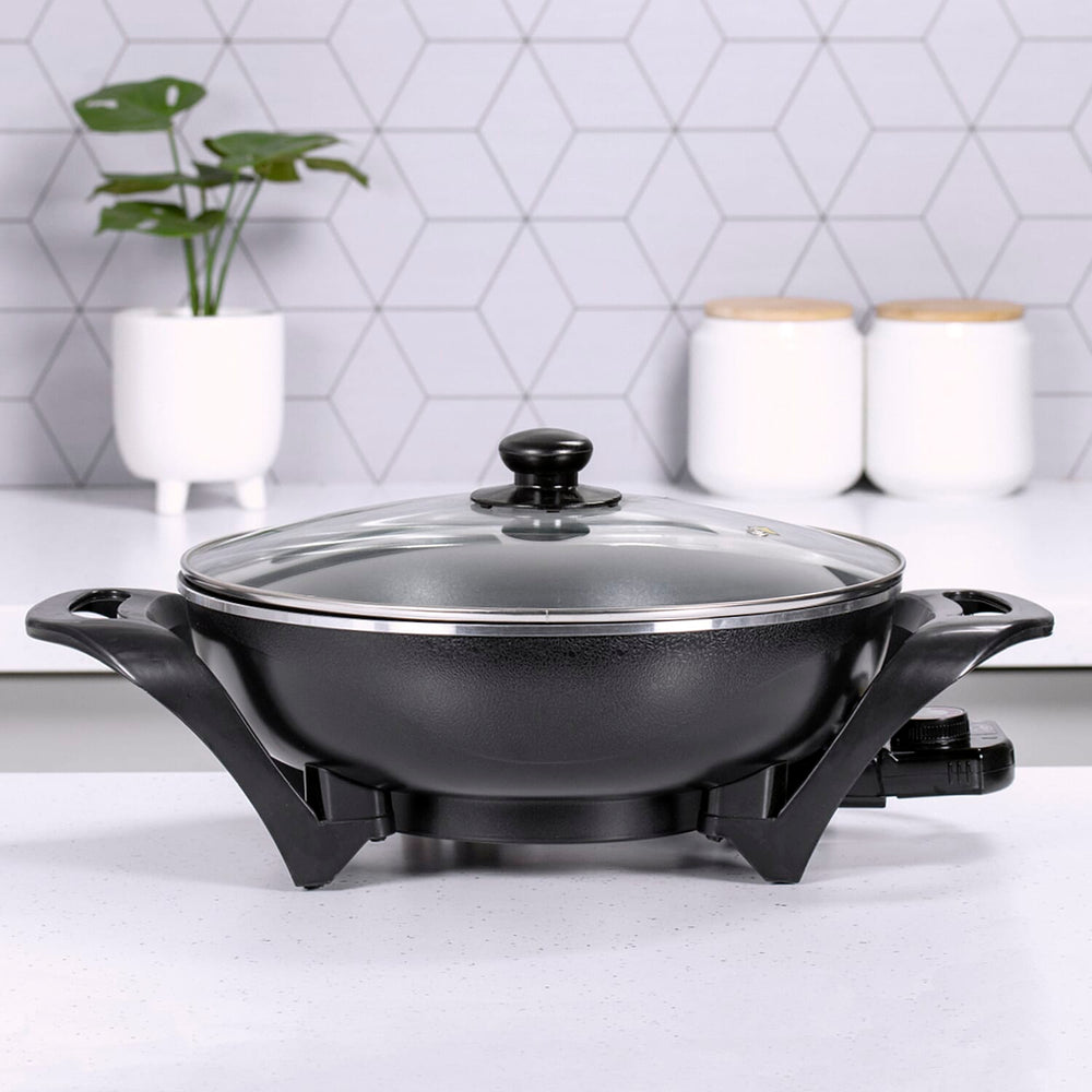 Quest Electric Non-Stick Wok with Rapid Heating Technology - 1500W