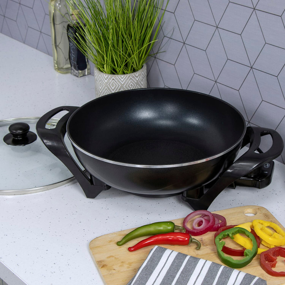 Quest Electric Non-Stick Wok with Rapid Heating Technology - 1500W
