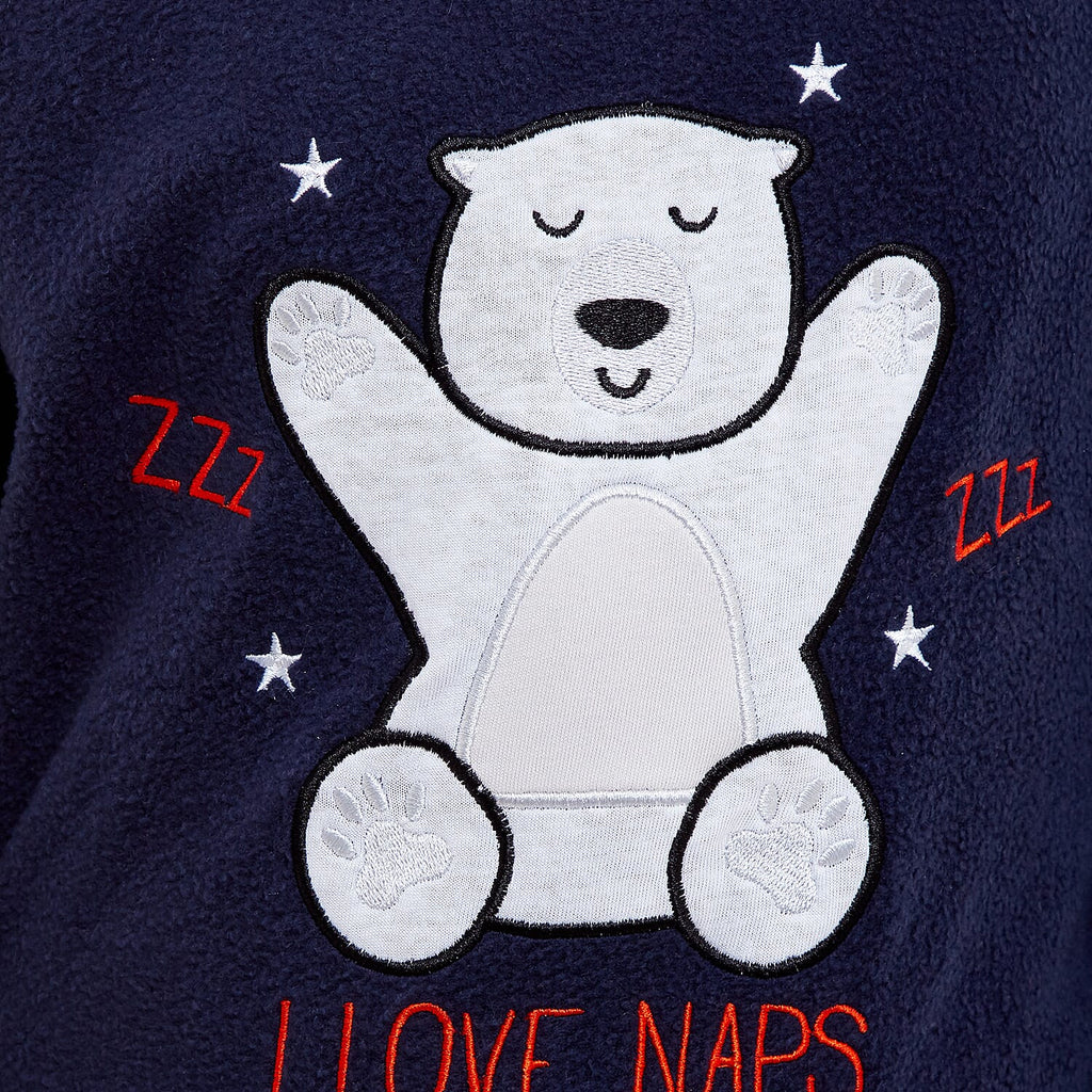 Polyester Pyjama (Size 1x1 cm) - Navy