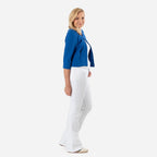 Anonymous Crepe Bolero (Size 18) - Royal Blue