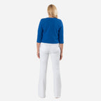 Anonymous Crepe Bolero (Size 20) - Royal Blue