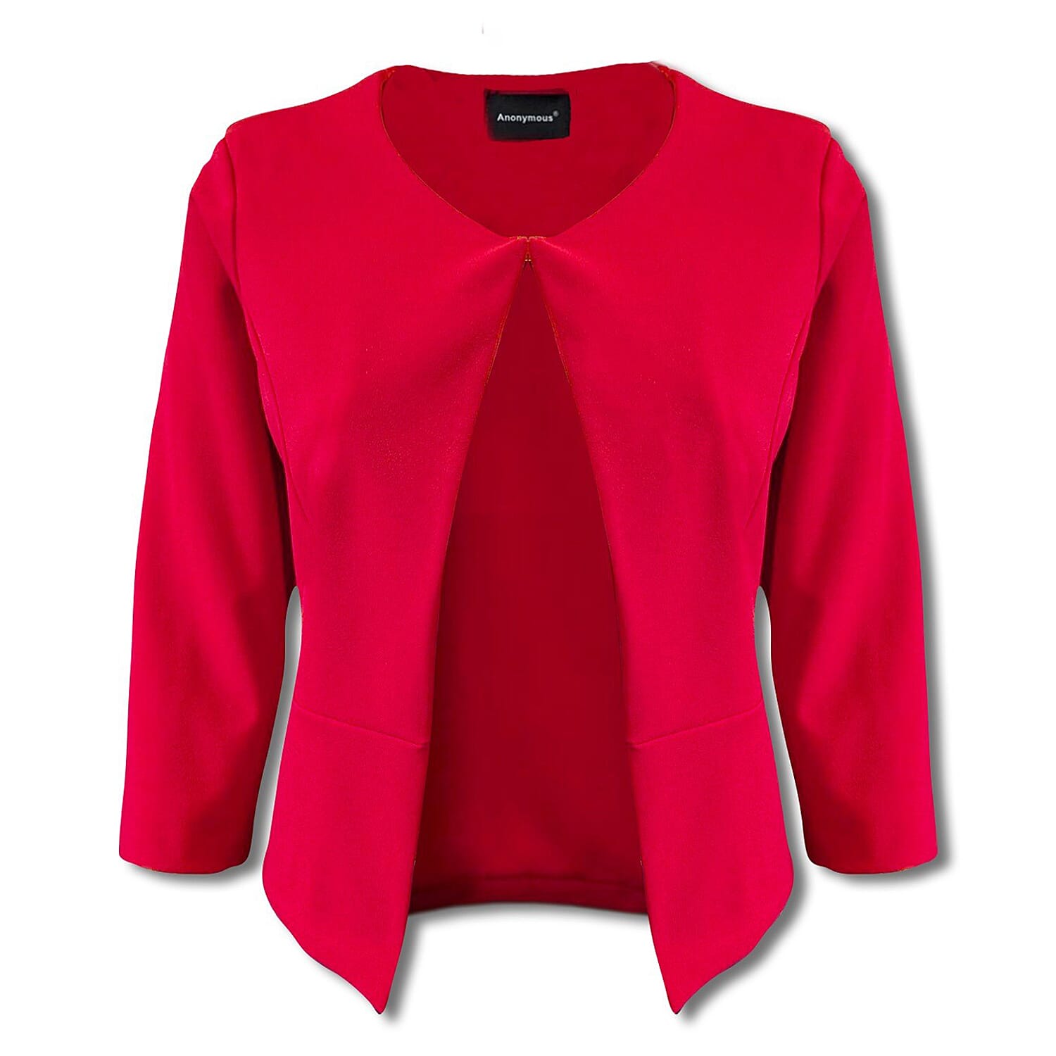Anonymous Crepe Bolero (Size 20) - Red
