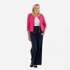Anonymous Crepe Bolero (Size 20) - Cerise