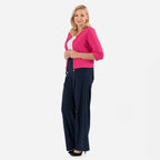 Anonymous Crepe Bolero (Size 20) - Cerise