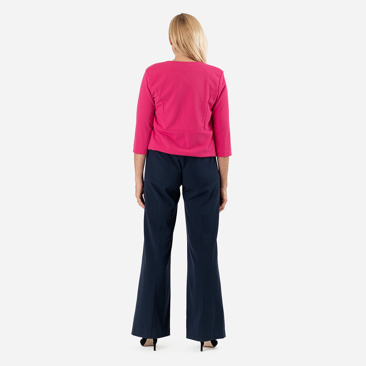 Anonymous Crepe Bolero (Size 20) - Cerise