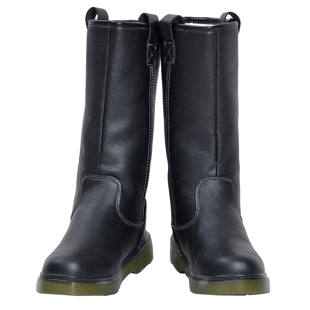 Faux Fur Inside Winter Boots (Size 6) - Black