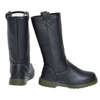Faux Fur Inside Winter Boots (Size 4) - Black