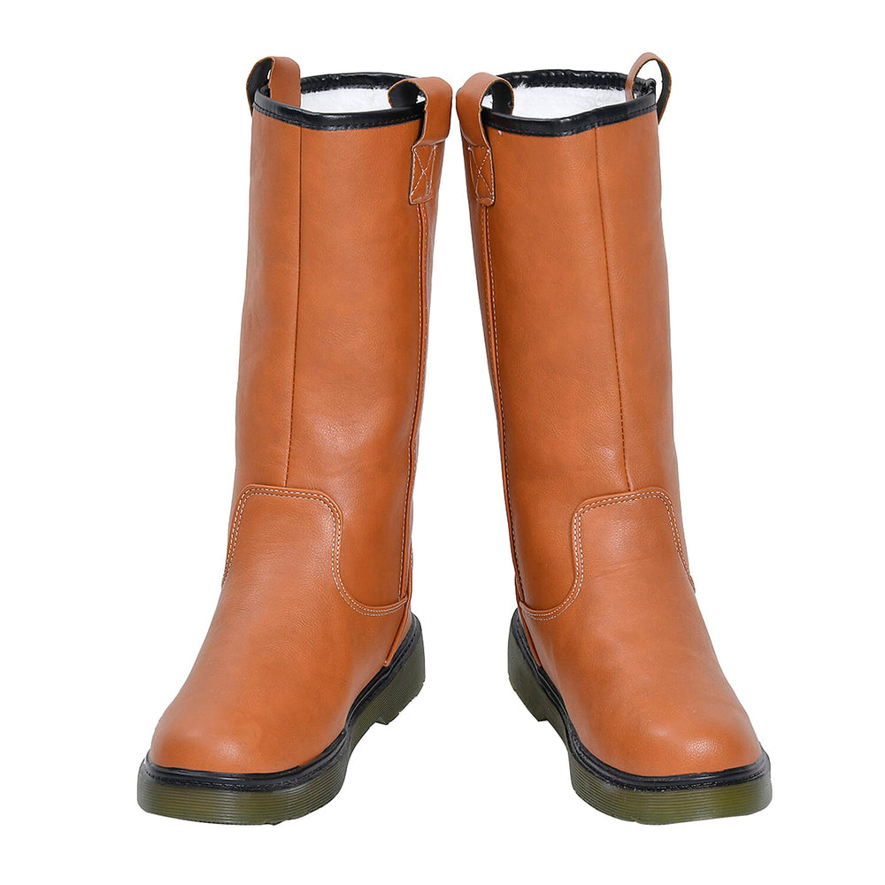 Faux Fur Lined Winter Boot (Size 6) - Brown