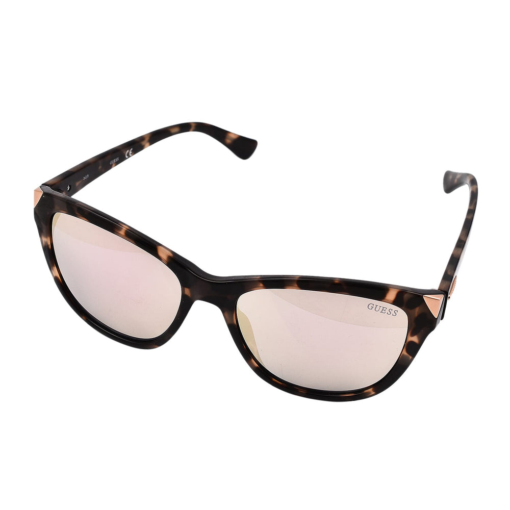 Womens Square Black Tort Sunglasses with Mirror Lenses
