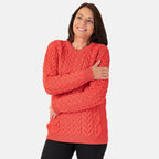 Wool Jumper (Size 1x1 cm) - Coral