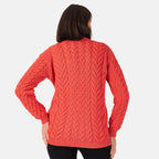 Wool Jumper (Size 1x1 cm) - Coral