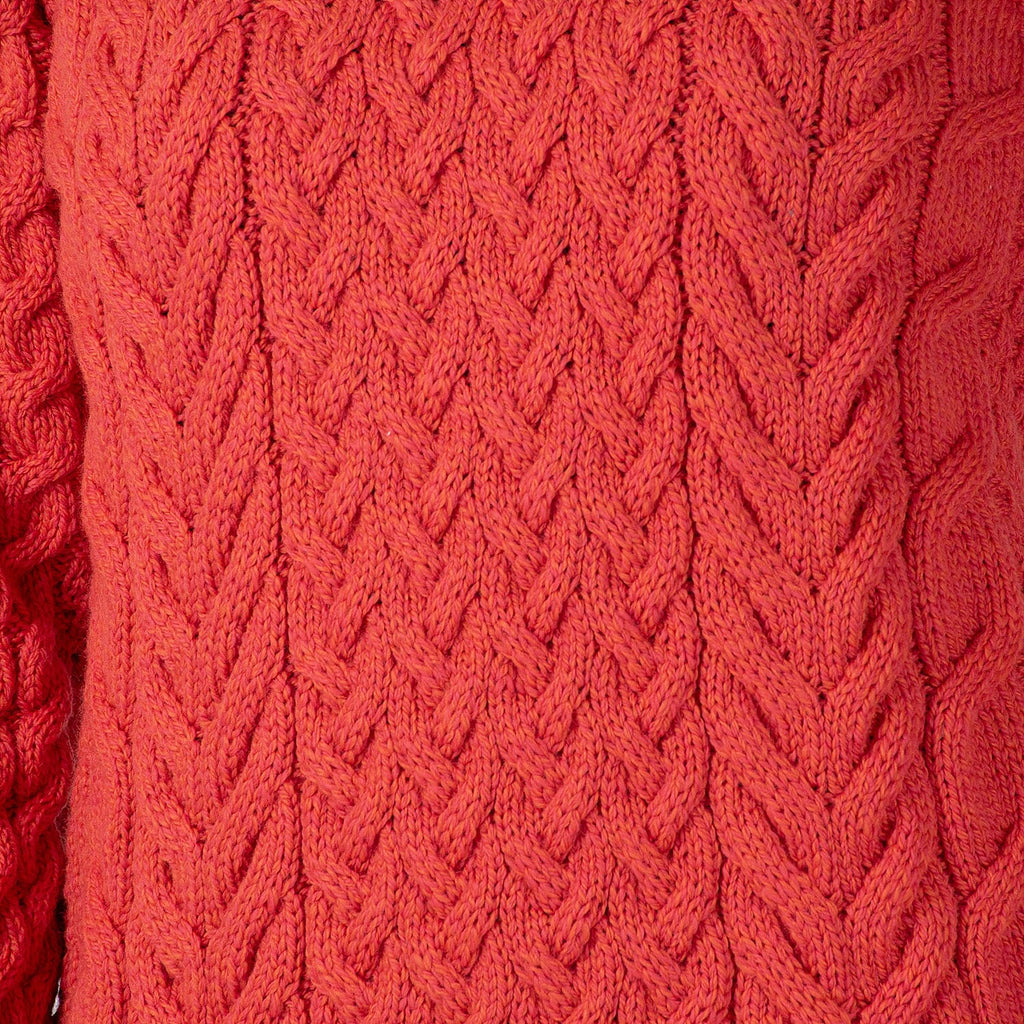 Wool Jumper (Size 1x1 cm) - Coral