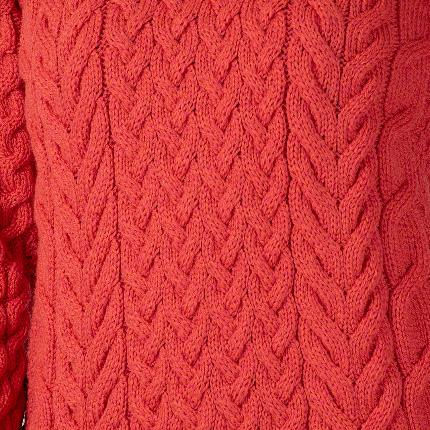 Wool Jumper (Size 1x1 cm) - Coral