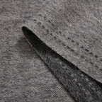 100% Wool Tassel Scarf (Size 160x30 cm) - Dark Grey