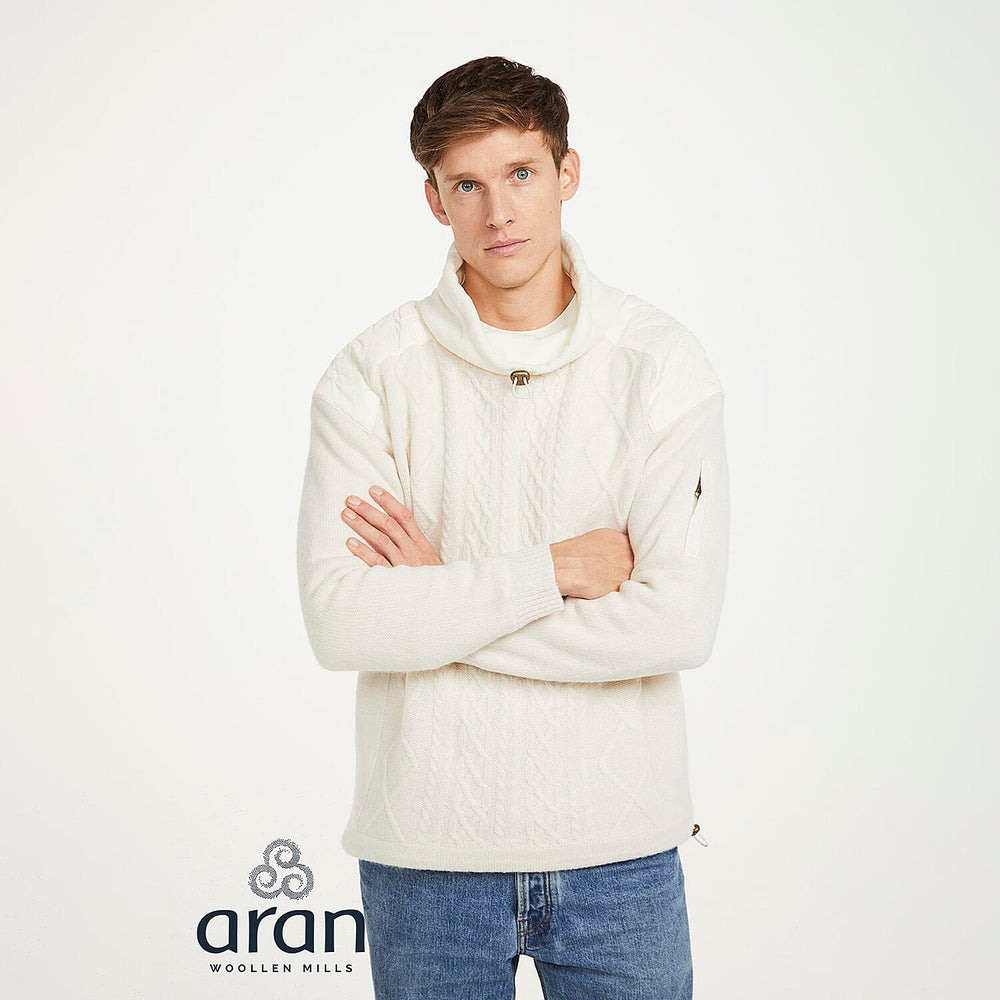 Country Life Cowl Neck Sweater (Size - S) - White