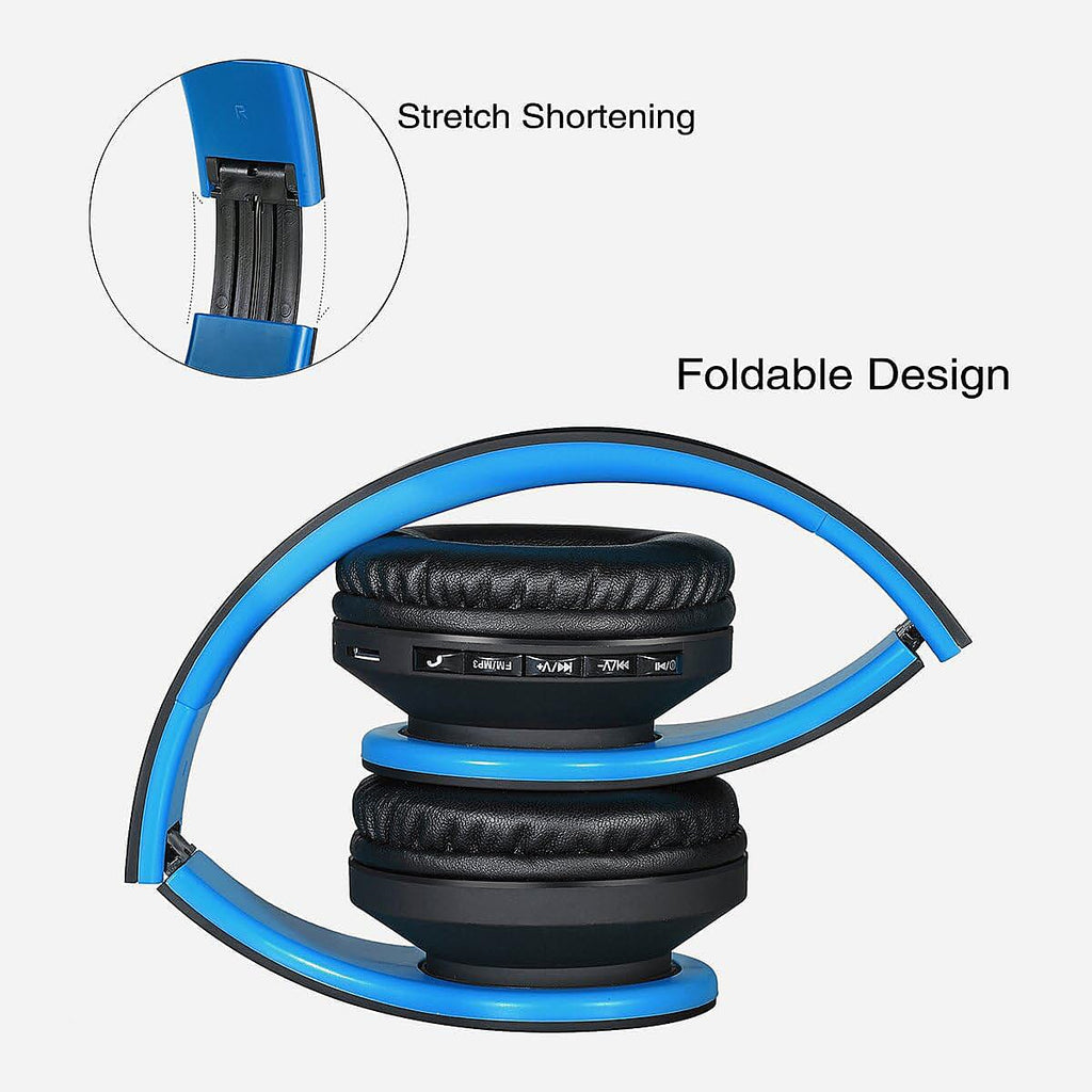 WorWoder High Grade On-Ear and Over-Ear Headphone - Blue