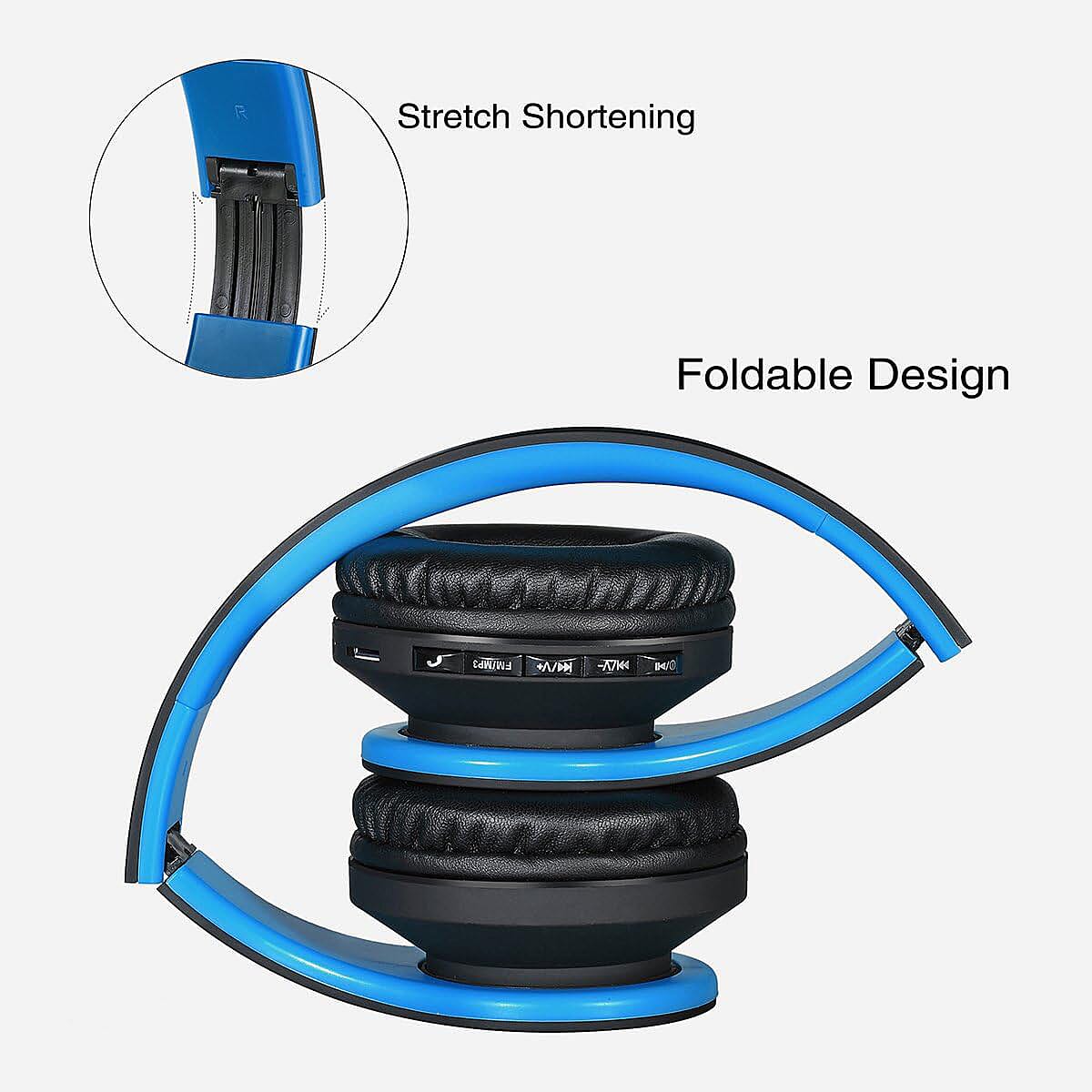 WorWoder High Grade On-Ear and Over-Ear Headphone - Blue