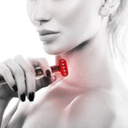 LOWEST EVER PRICE - Glo24K 6-IN-1 Facial Therapy Wand - Dual LED (Red & Blue Light)
